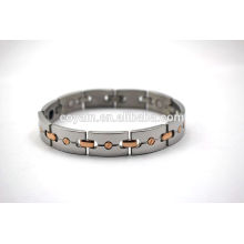 Bracelet énergétique en acier inoxydable magnétique de mode Fashion Beauty Bio